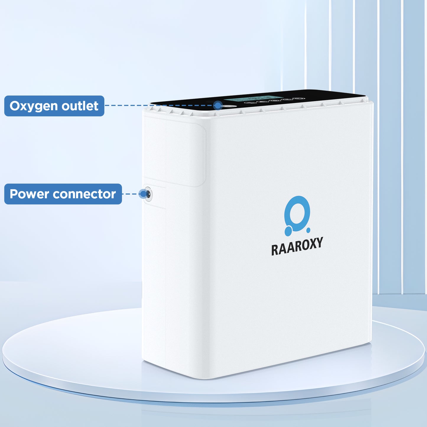 New arrival RAAROXY 1-6L Continuous Flow Portable Oxygen Concentrator MAF066