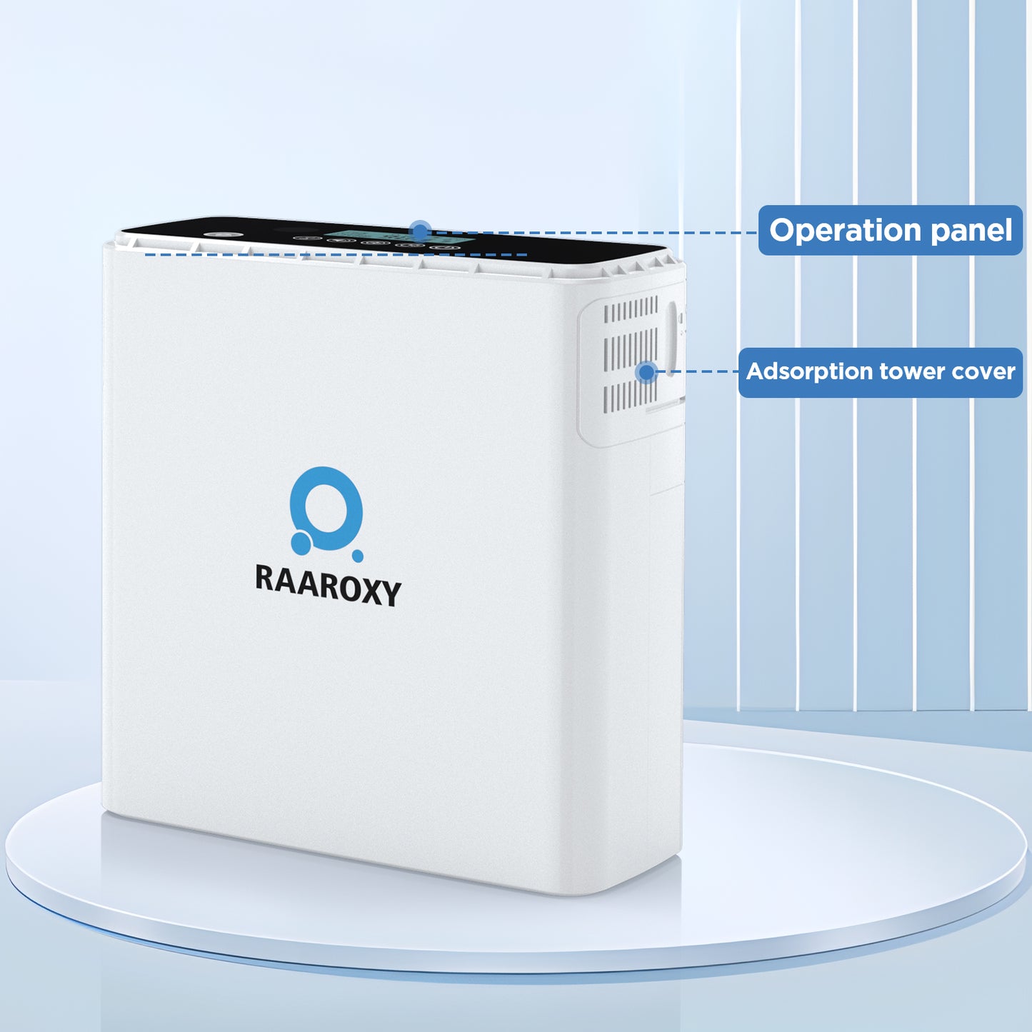 New arrival RAAROXY 1-6L Continuous Flow Portable Oxygen Concentrator MAF066