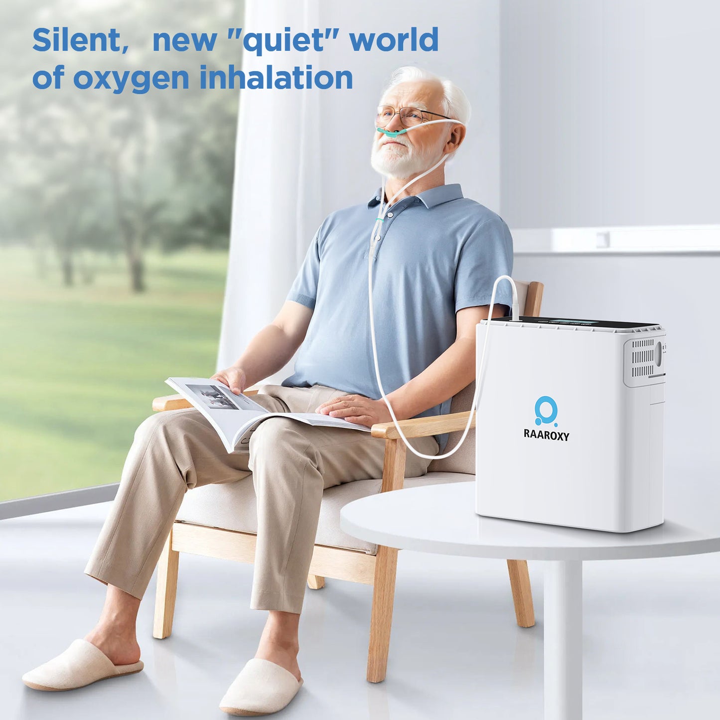 New arrival RAAROXY 1-6L Continuous Flow Portable Oxygen Concentrator MAF066