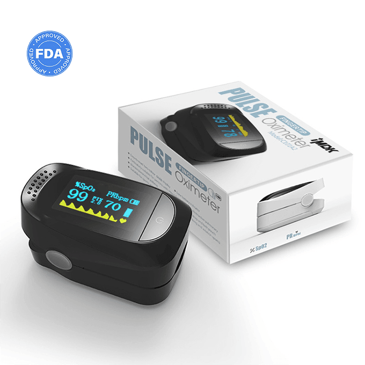 RAAROXY Pulse Oximeter Fingertip - Blood Oxygen Saturation Monitor with Heart Rate and Fast Spo2 Reading, Pulse Ox with TFT Screen, FDA 510k(BatteryNot Included) - DEALER